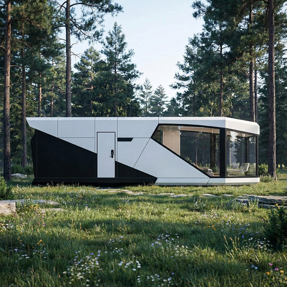 Jednovrstvá odnímatelná kapsle Apple Cabin s nepravidelným tvarem