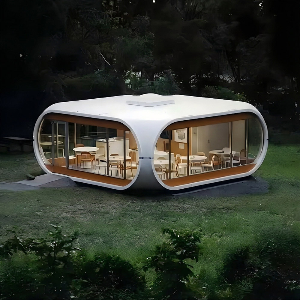 Jednovrstvá odnímatelná kapsle Apple Cabin s nepravidelným tvarem