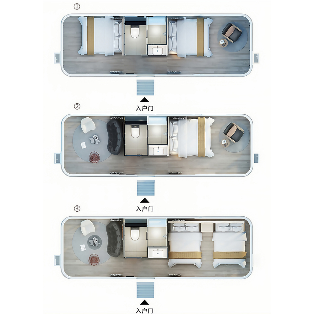 C5 Odnímatelné mobilní kapsle Resort Cabins