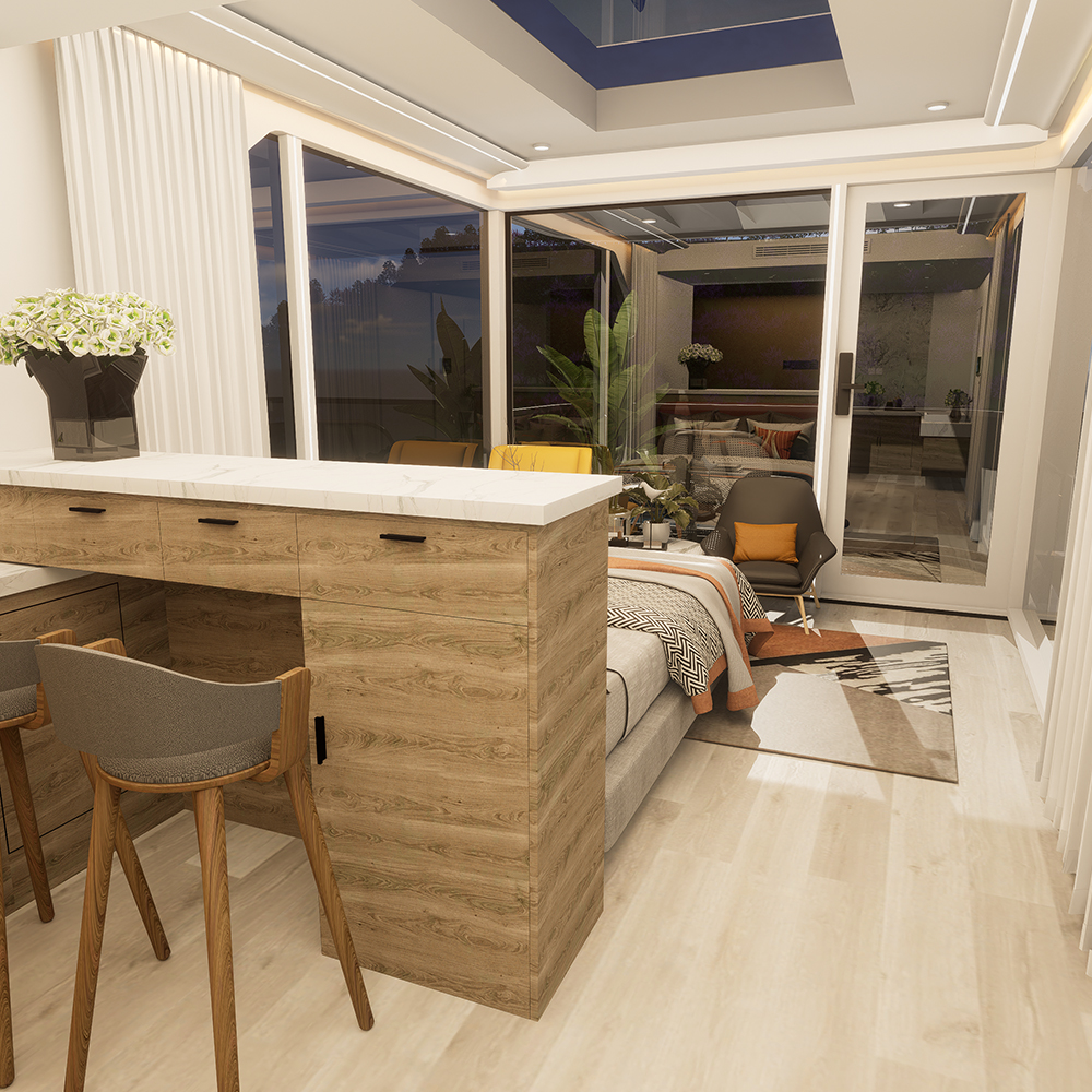 S3 Standardní prefabrikovaný inteligentní modulární dům